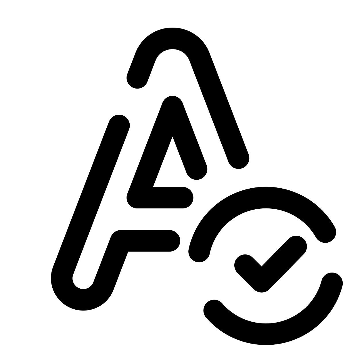 pulsar line style corrector ortográfico icon