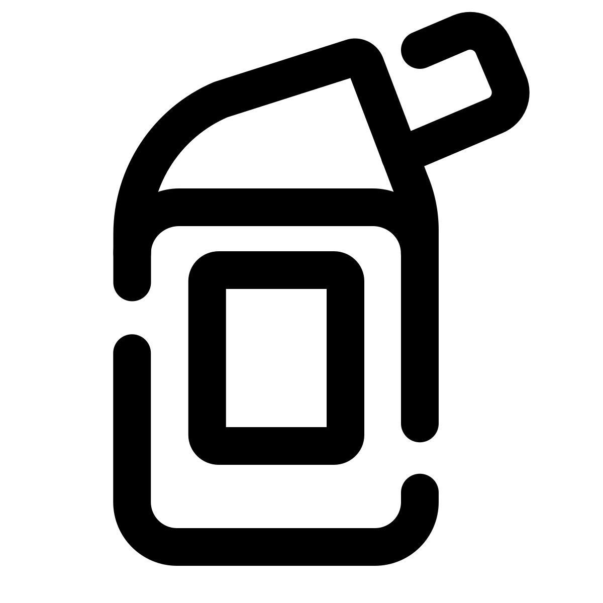 pulsar line style 폐활량계 icon