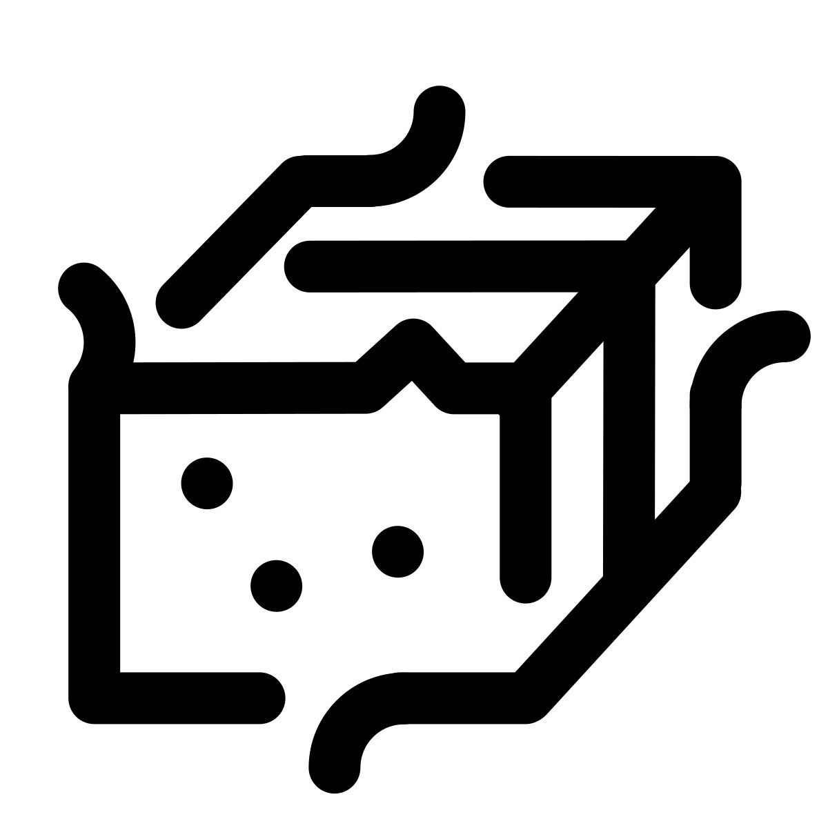 pulsar line style 스퀘어 베일 icon