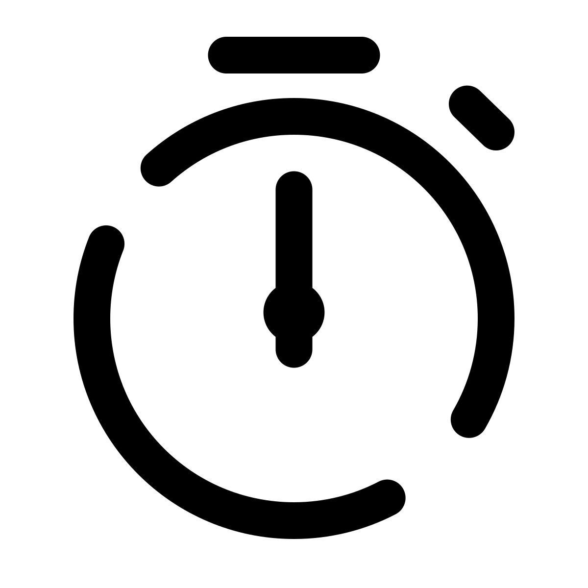 pulsar line style stopwatch icon