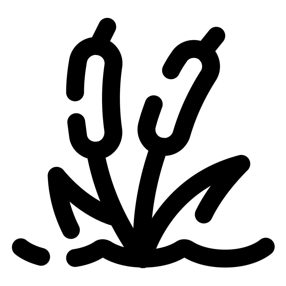 pulsar line style swamp icon