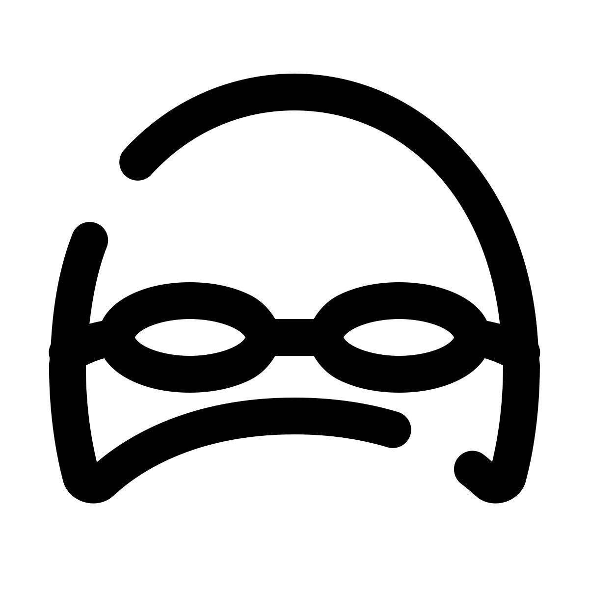 pulsar line style 수영 모자 icon