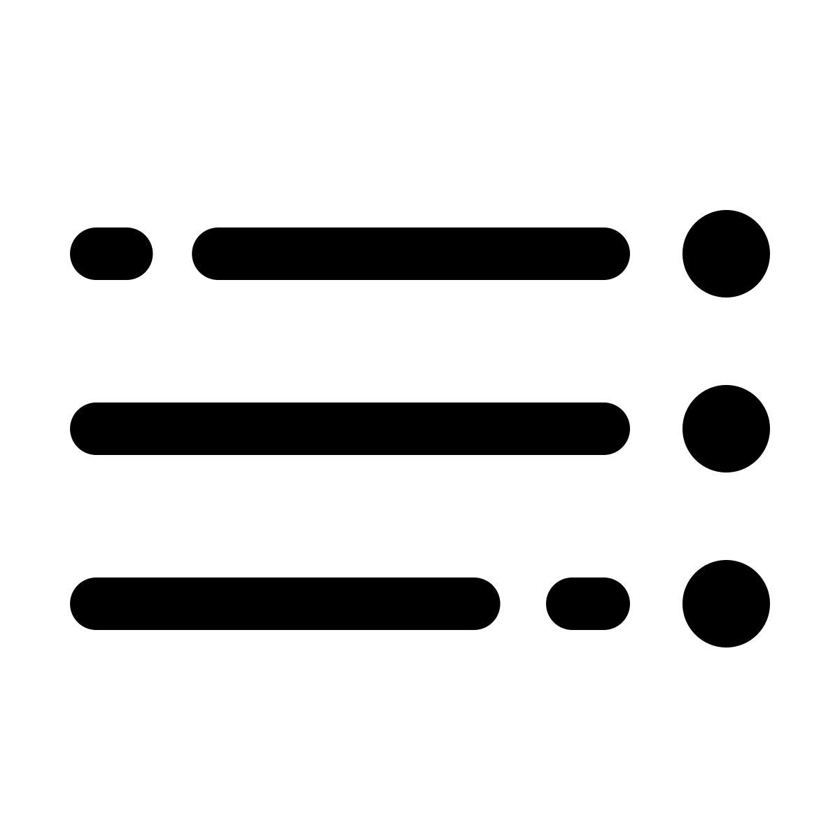 pulsar line style table of content icon