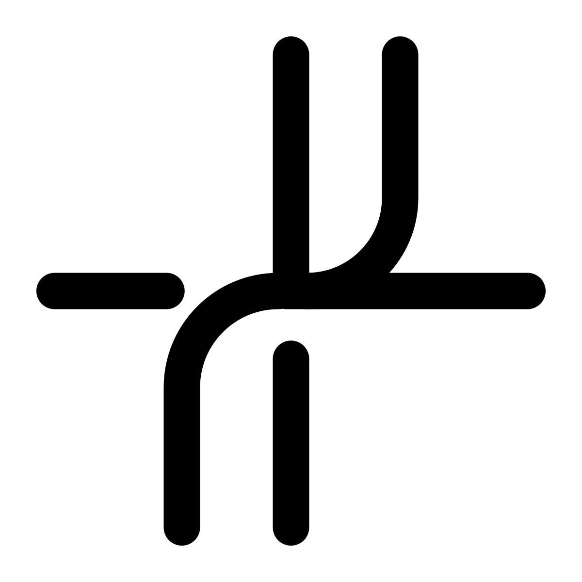 pulsar line style 切线 icon