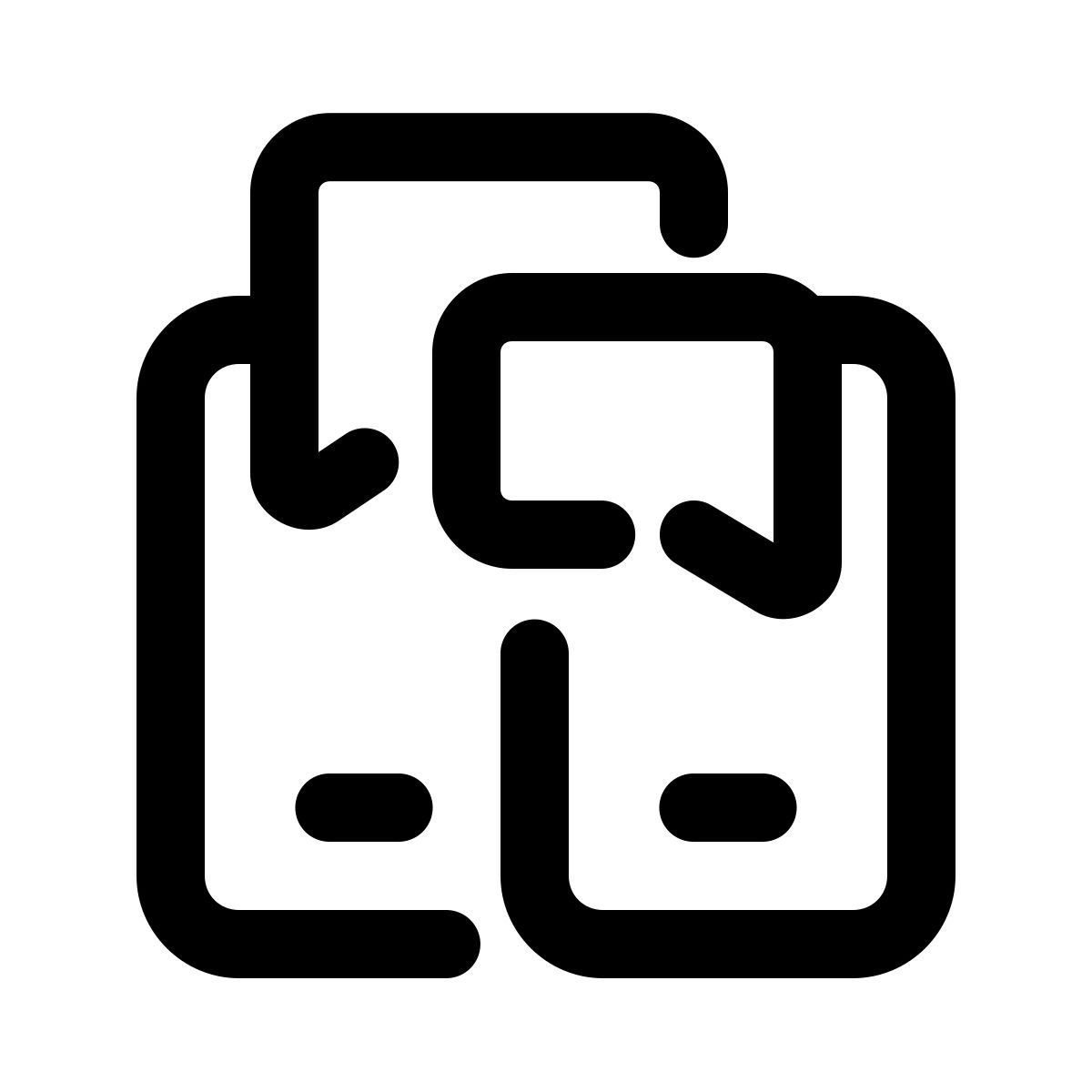 pulsar line style 문자 메시지 icon