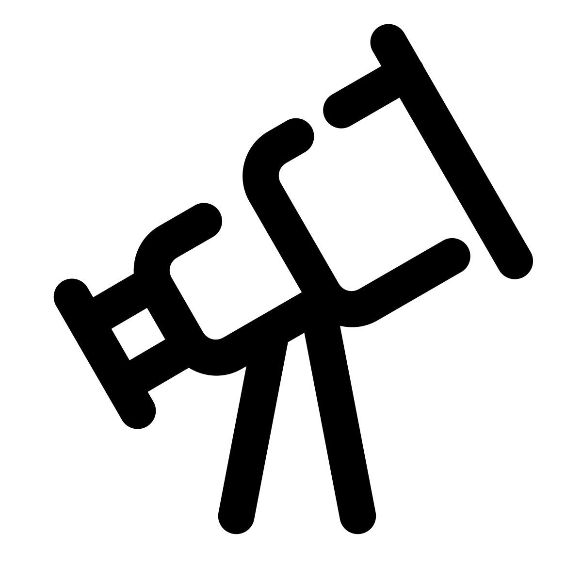 pulsar line style telescope icon