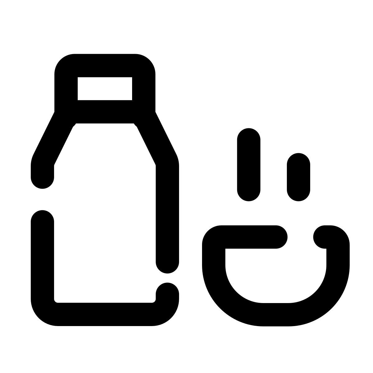 pulsar line style 热水瓶 icon