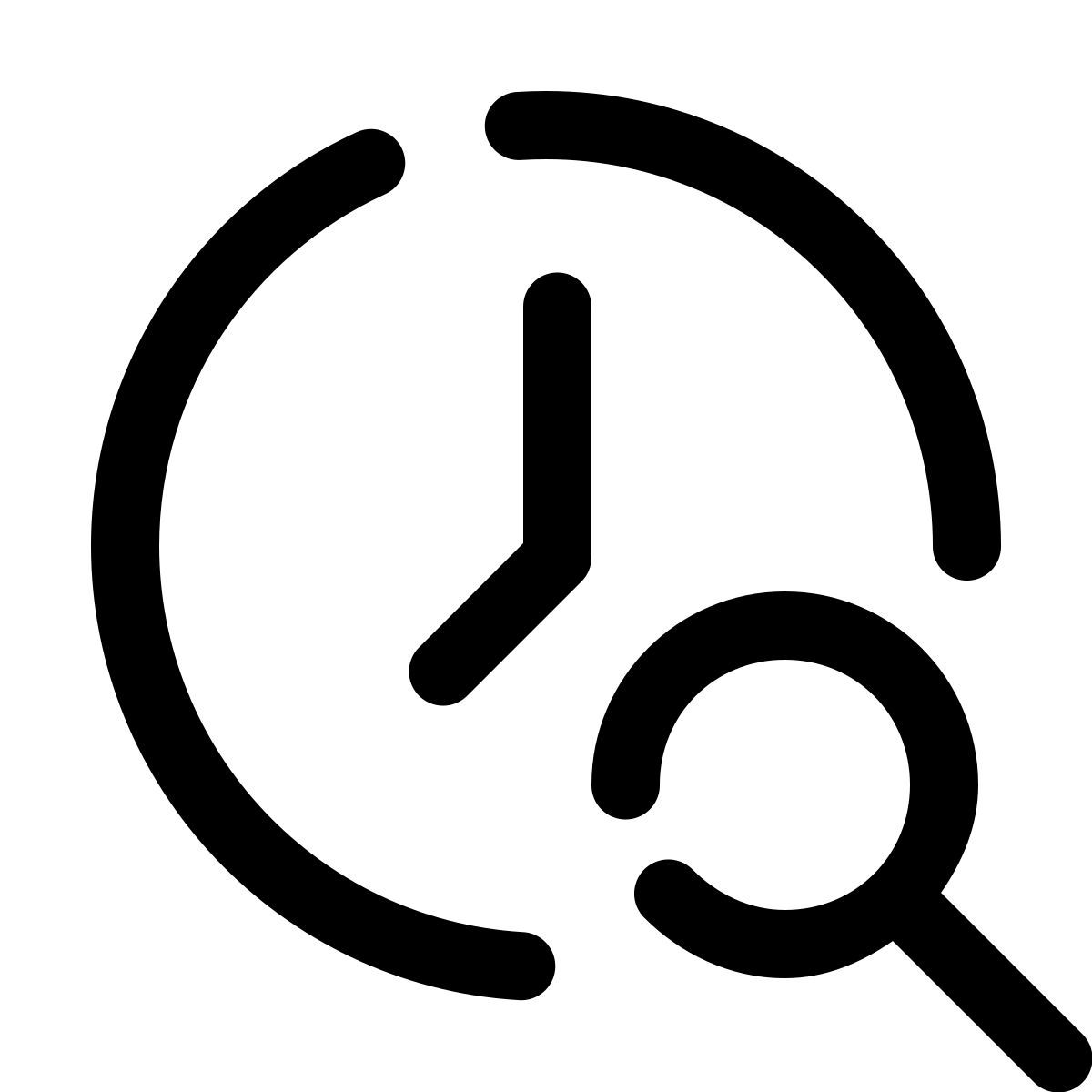 pulsar line style 시간 검색 icon