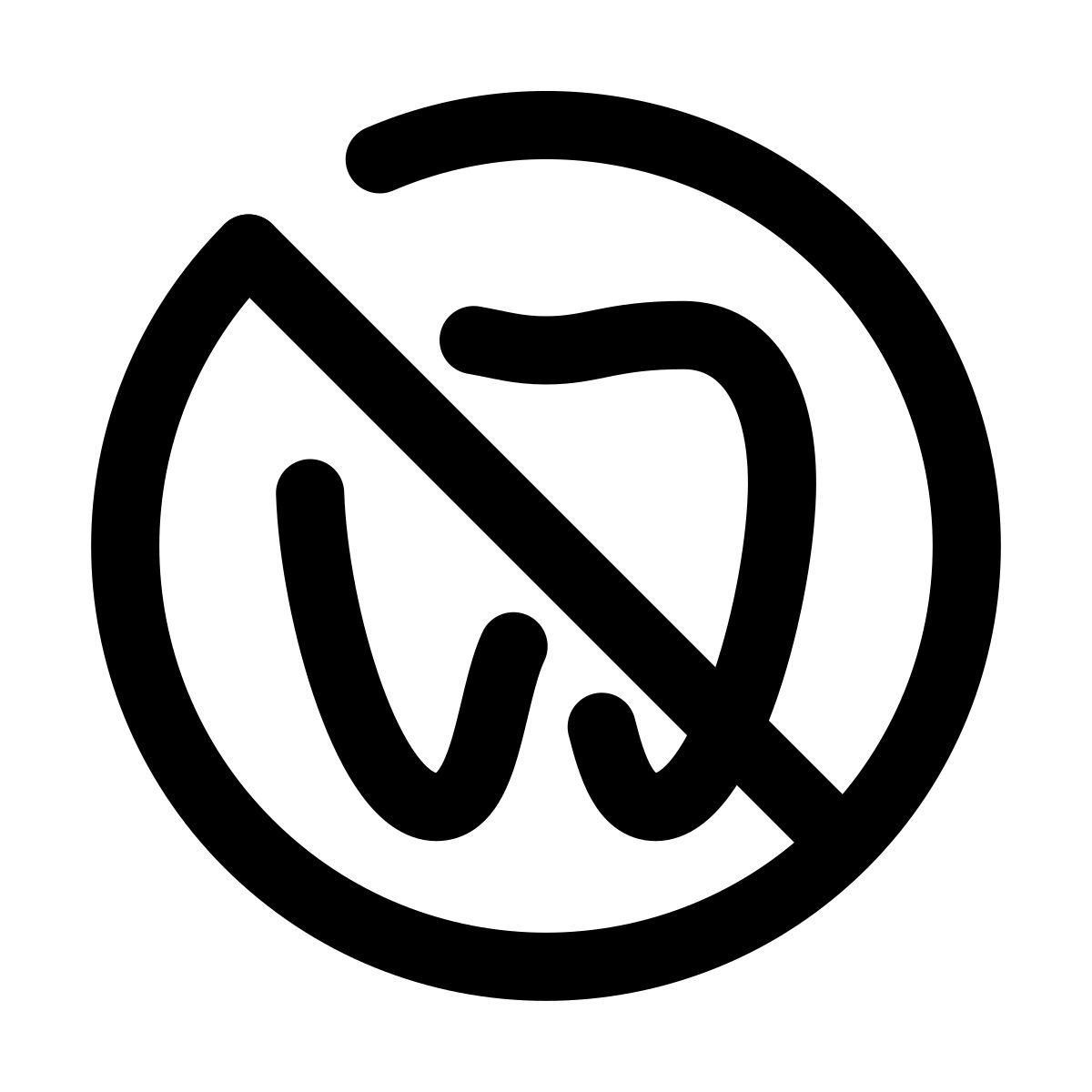 pulsar line style 拔牙 icon