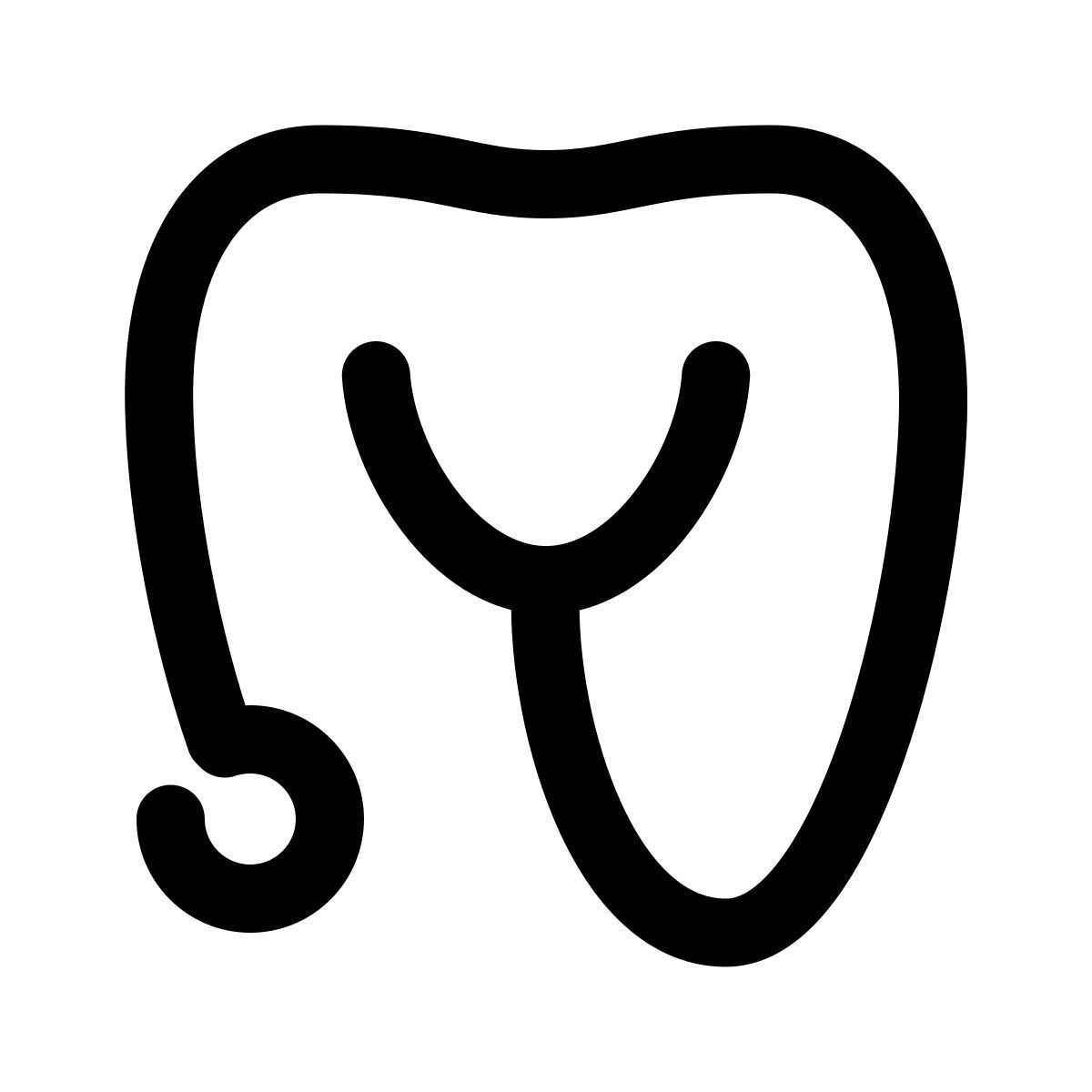 pulsar line style 牙齿听诊器 icon