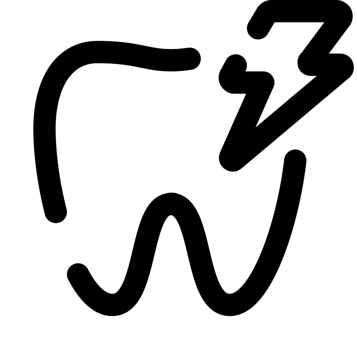 pulsar line style 牙疼 icon