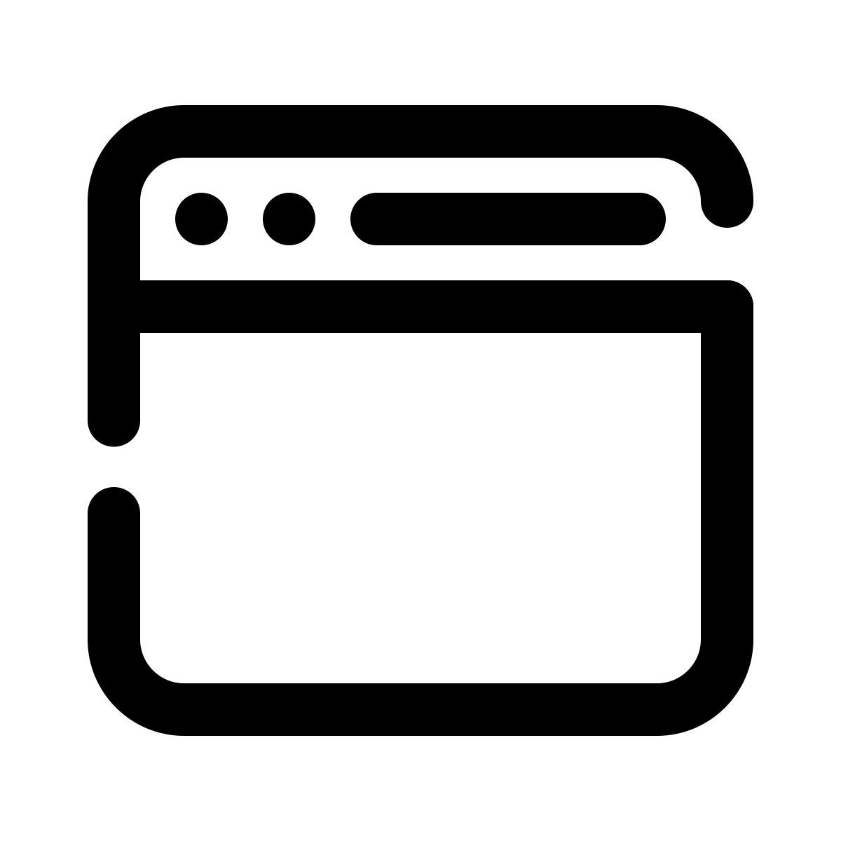 pulsar line style barre de navigation haute icon