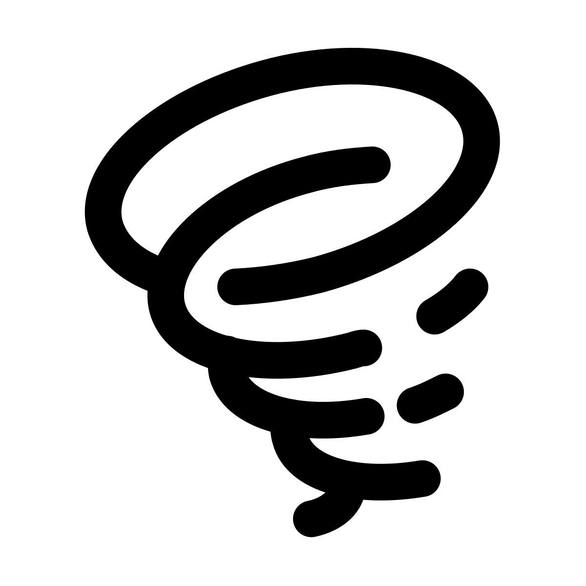 pulsar line style tornado icon