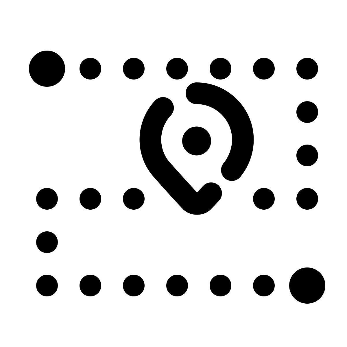 pulsar line style suivre la commande icon