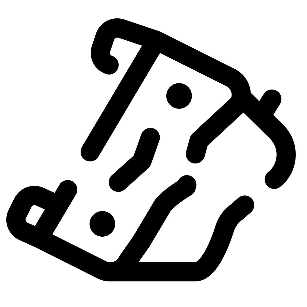 pulsar line style acidente de trânsito icon