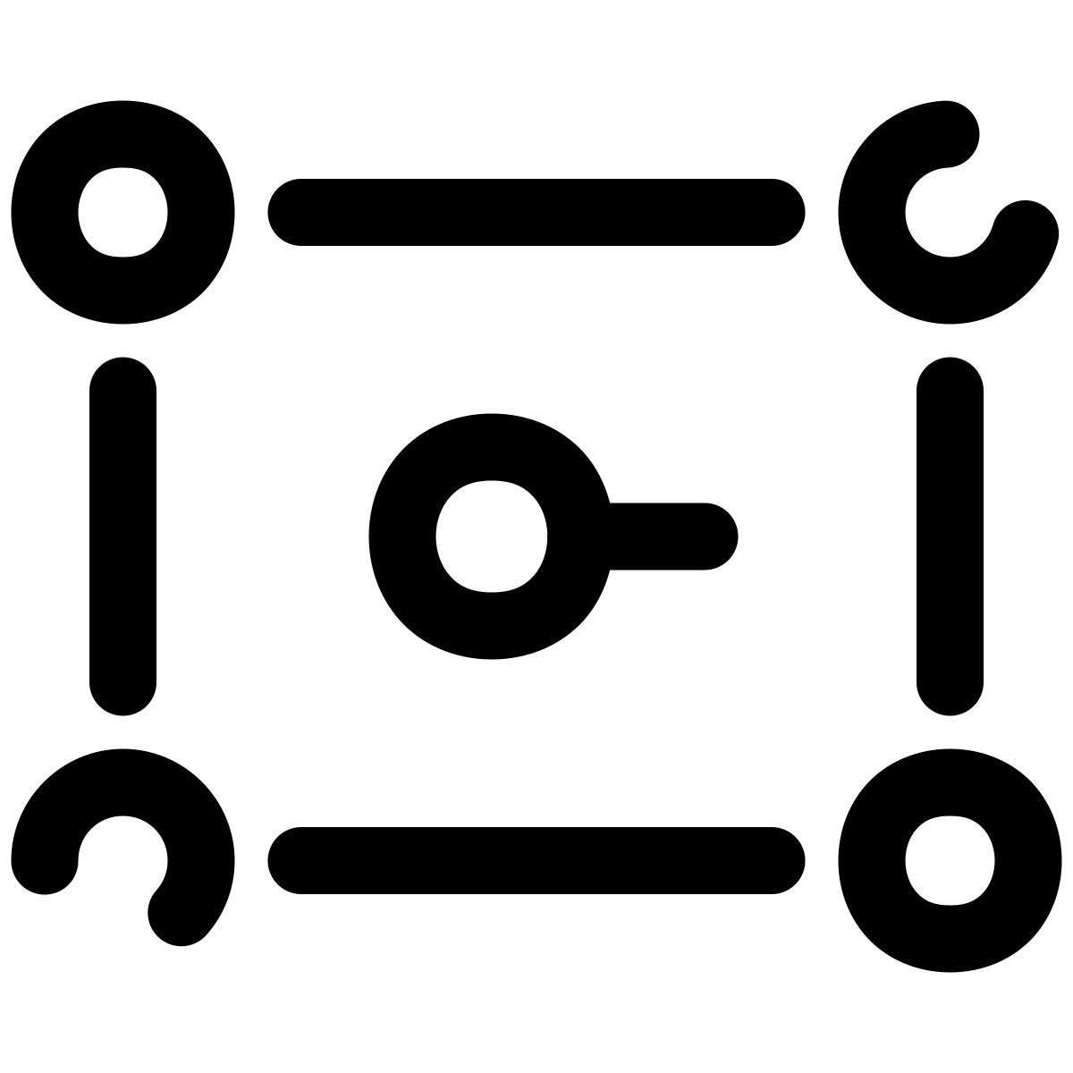 pulsar line style transformation clip icon