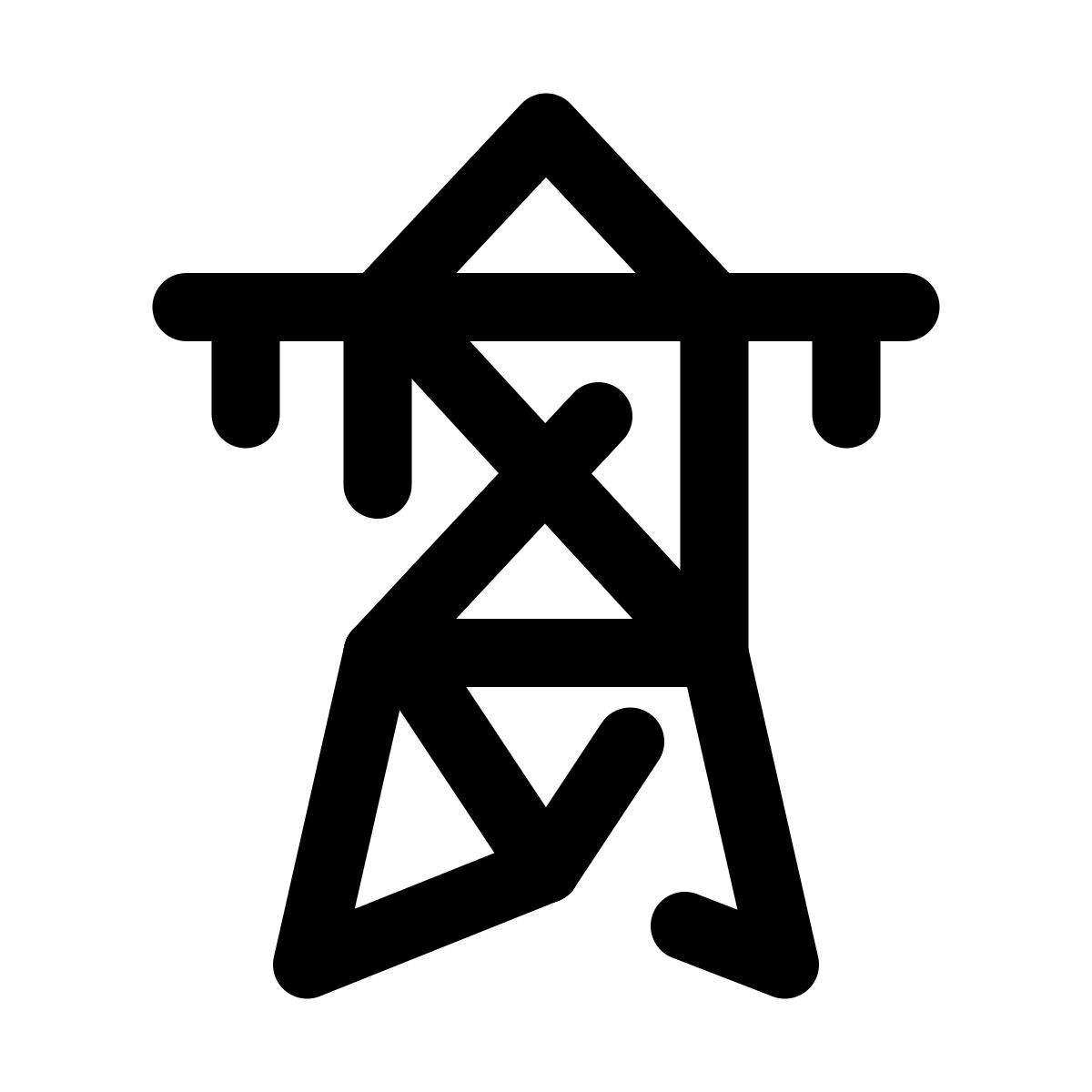 pulsar line style 输电塔 icon