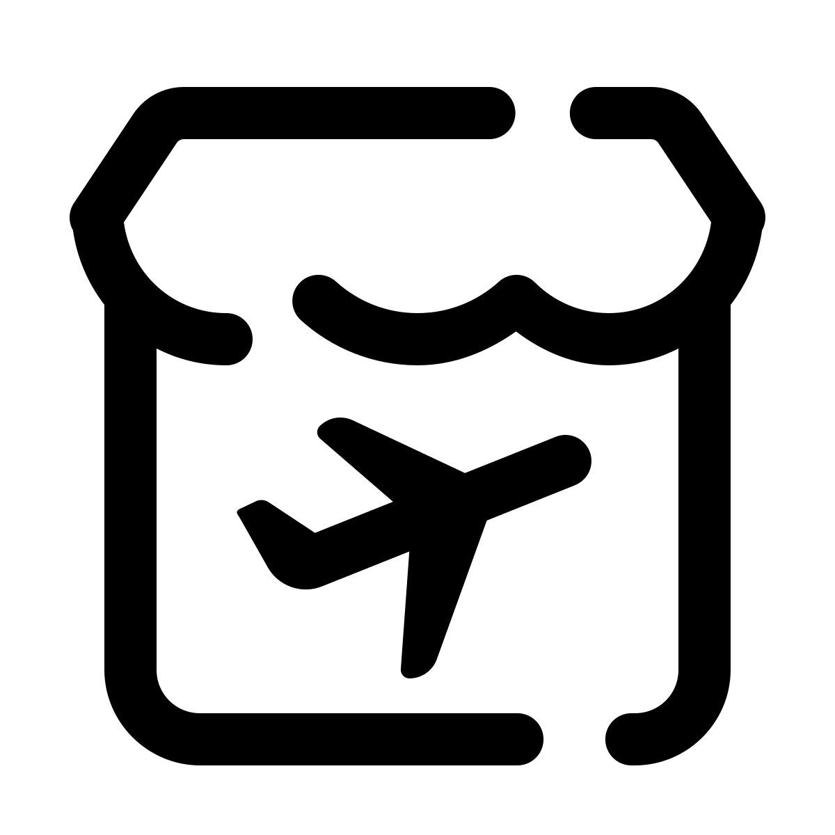 pulsar line style reisebüro icon