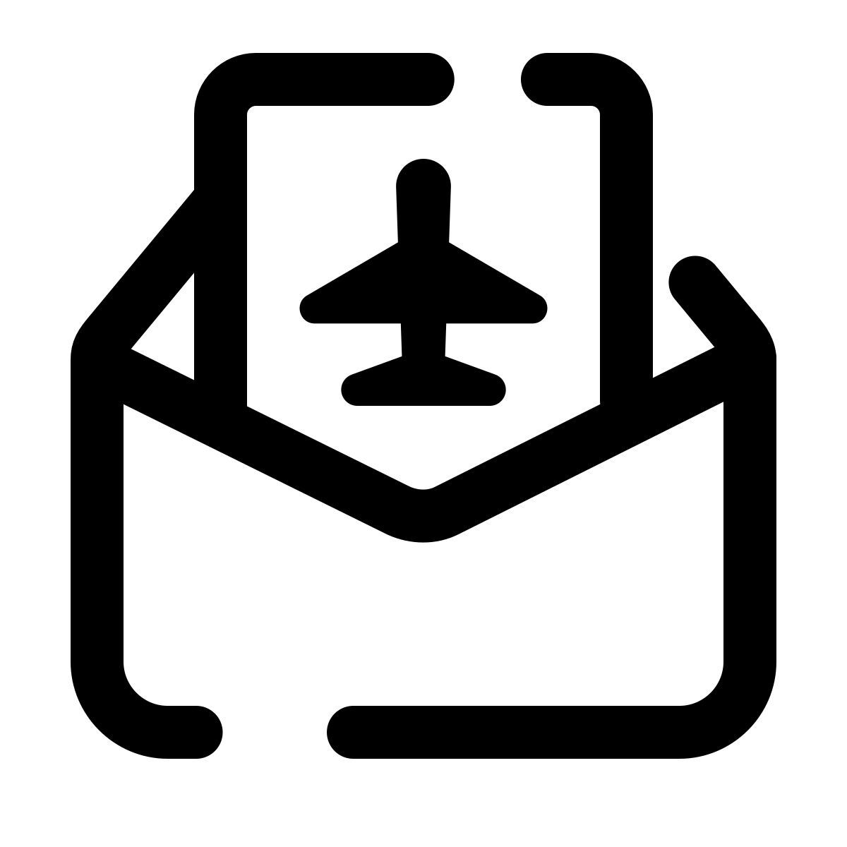 pulsar line style carta de viagem icon