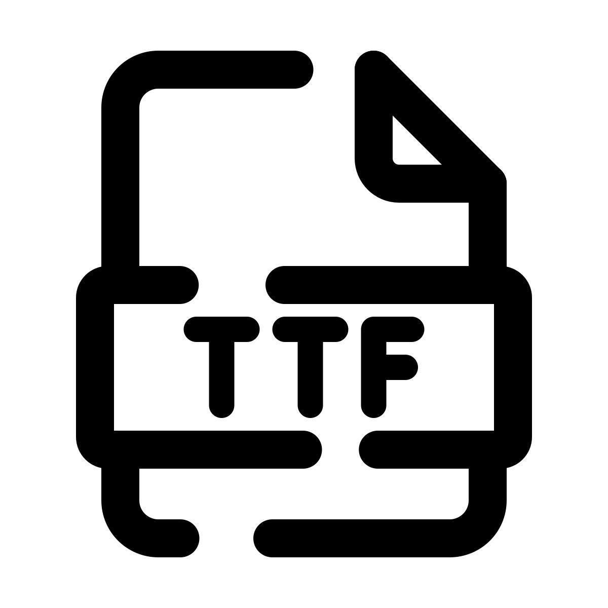 pulsar line style ttf icon