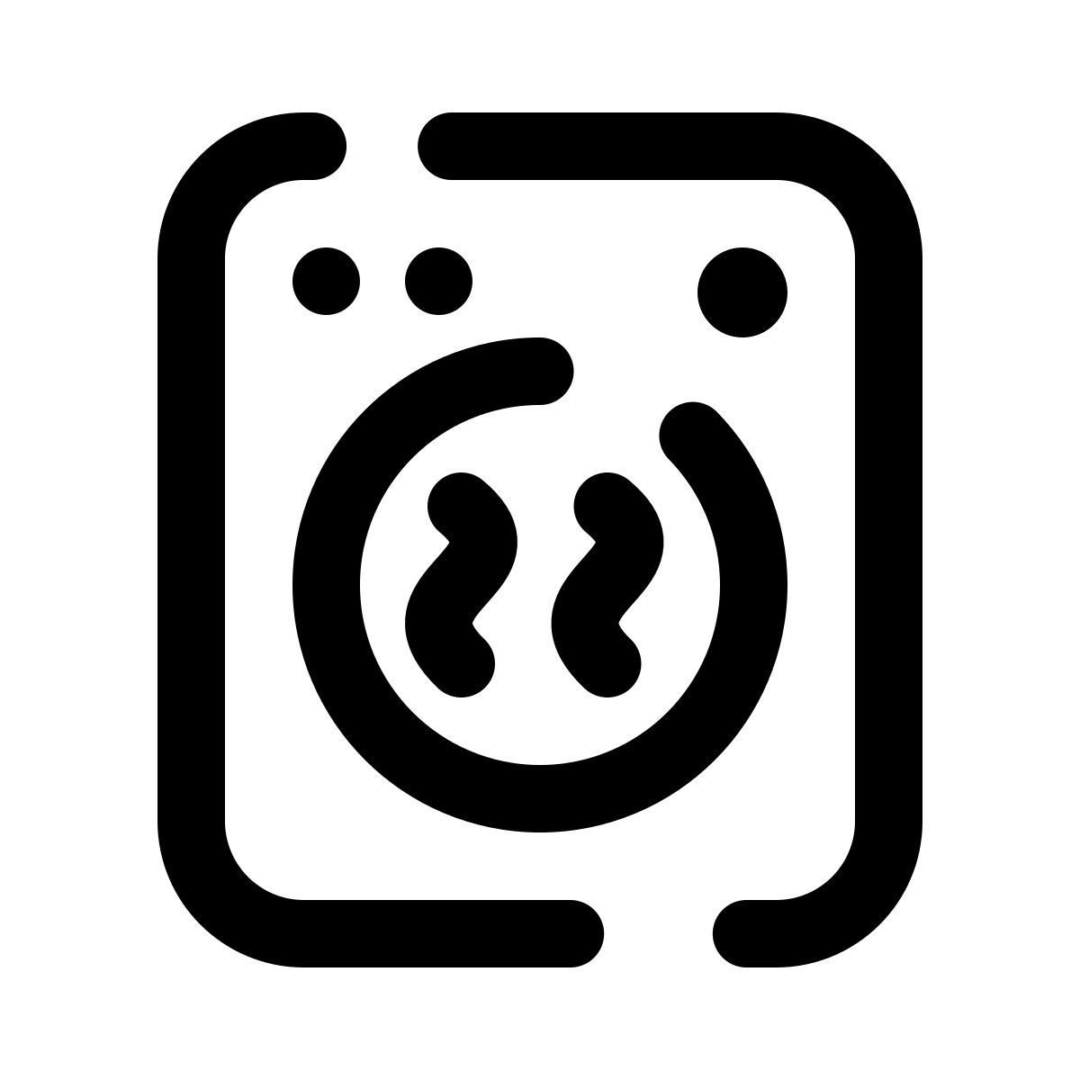 pulsar line style sèche linge icon