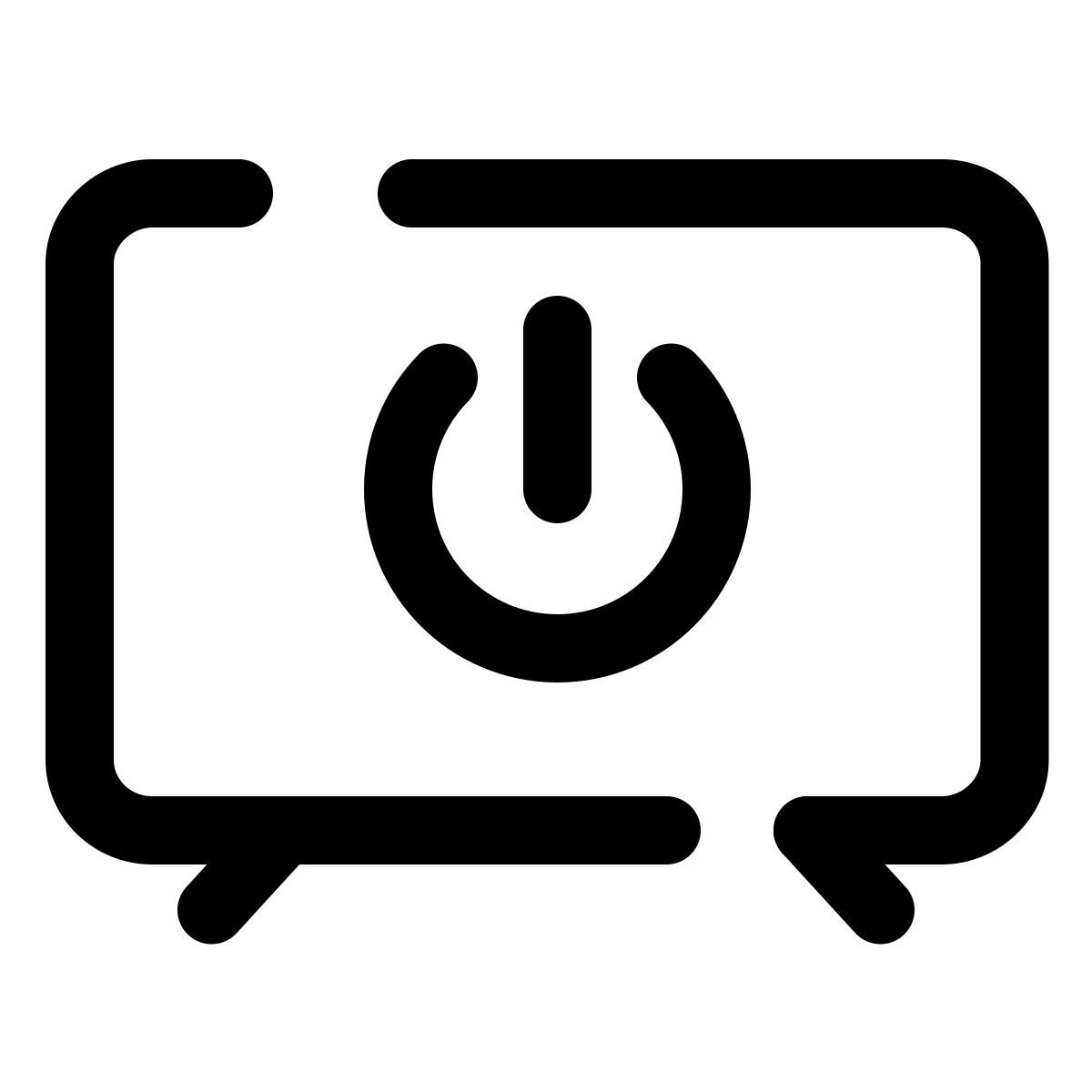 pulsar line style tv on icon