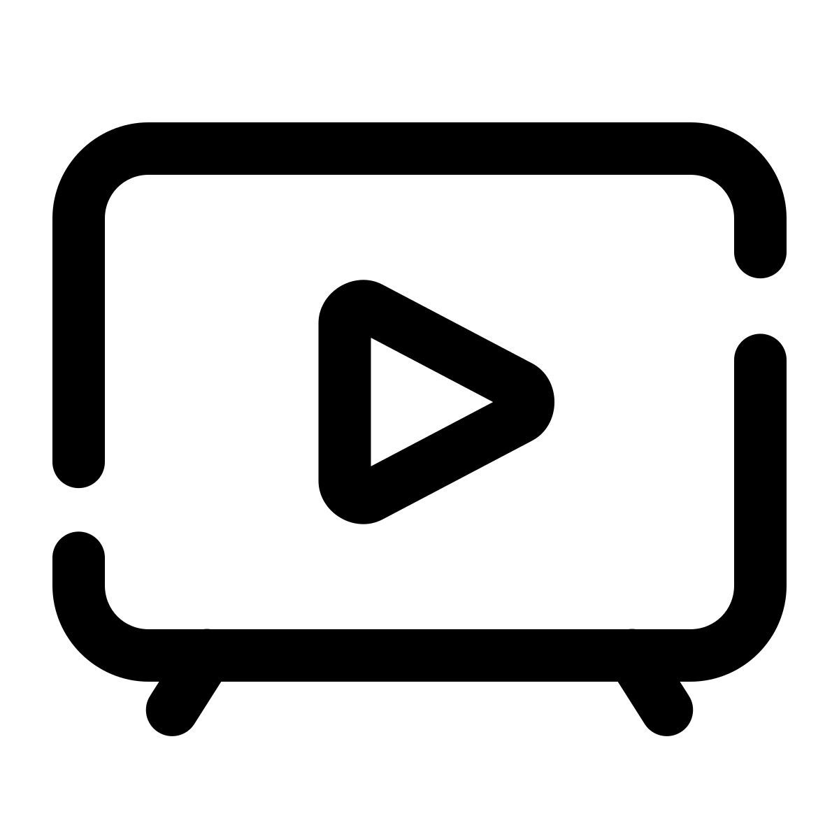 pulsar line style programma televisivo icon