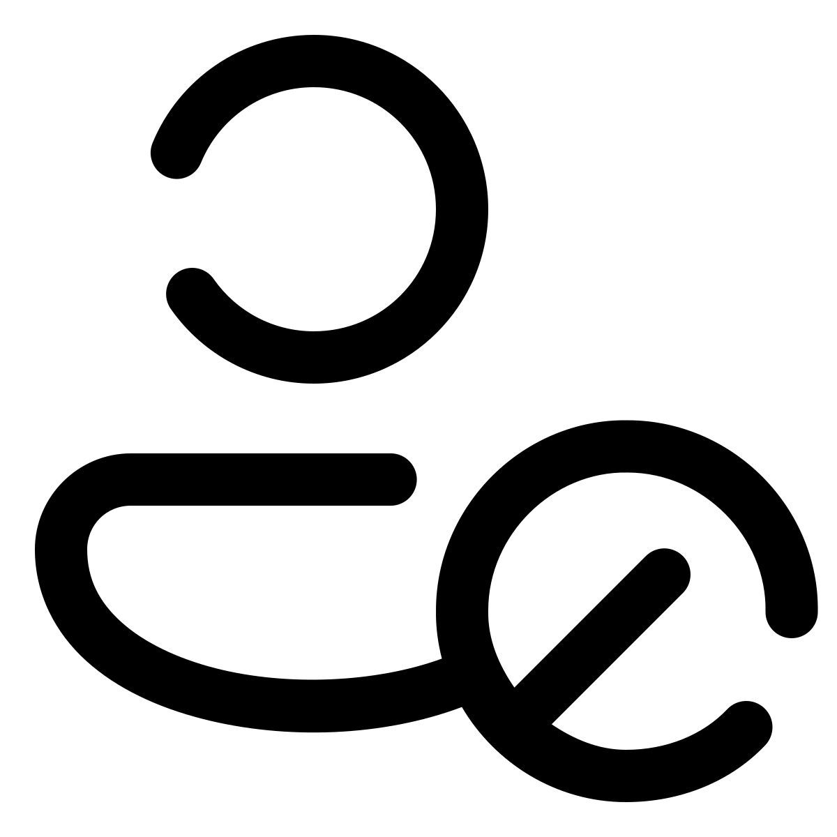 pulsar line style togli amicizia uomo icon