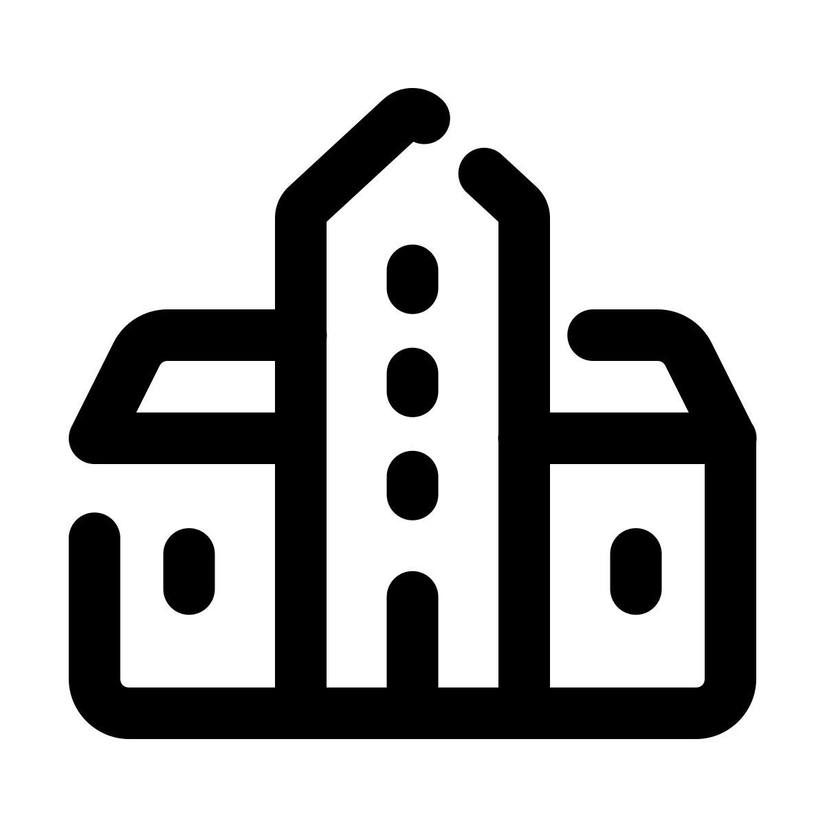 pulsar line style campus de l'université icon