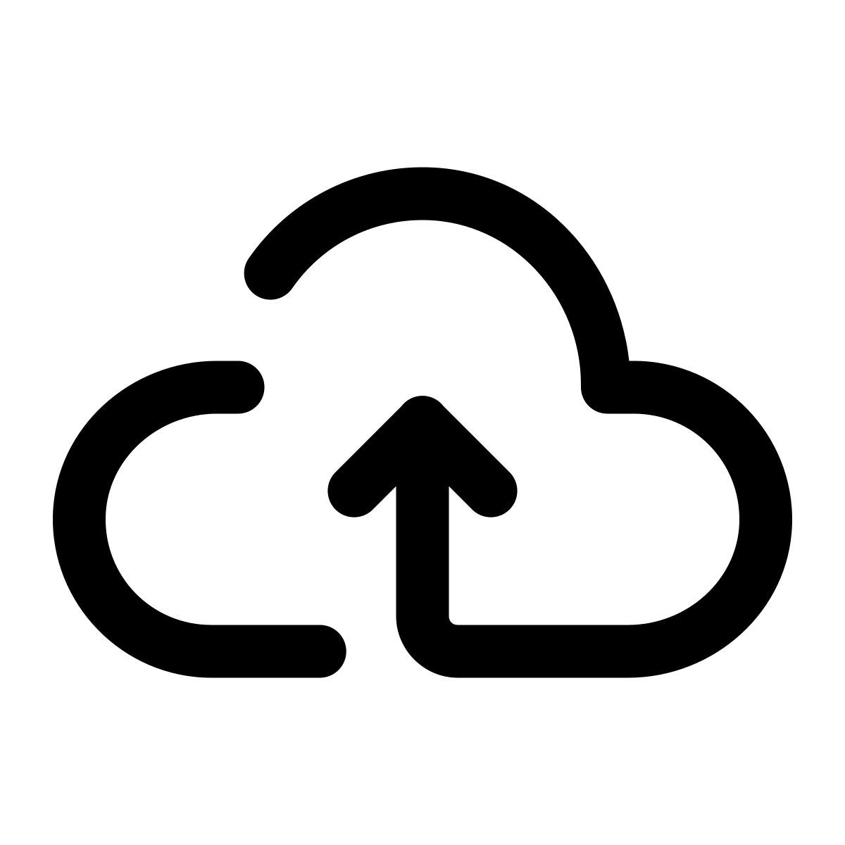 pulsar line style upload to cloud icon