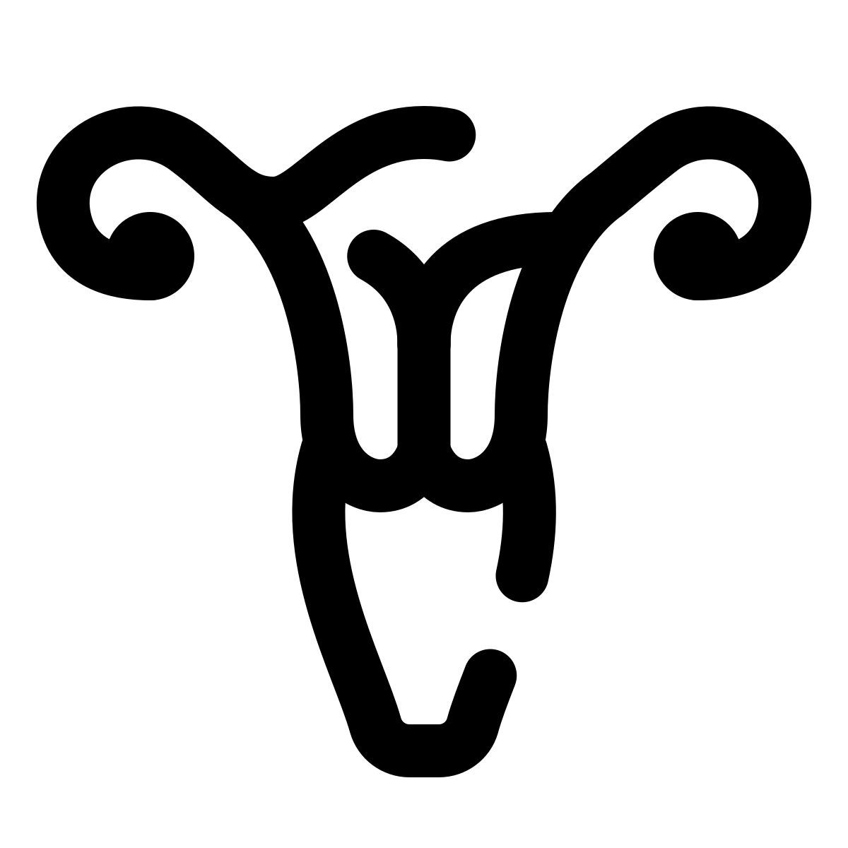 pulsar line style útero icon