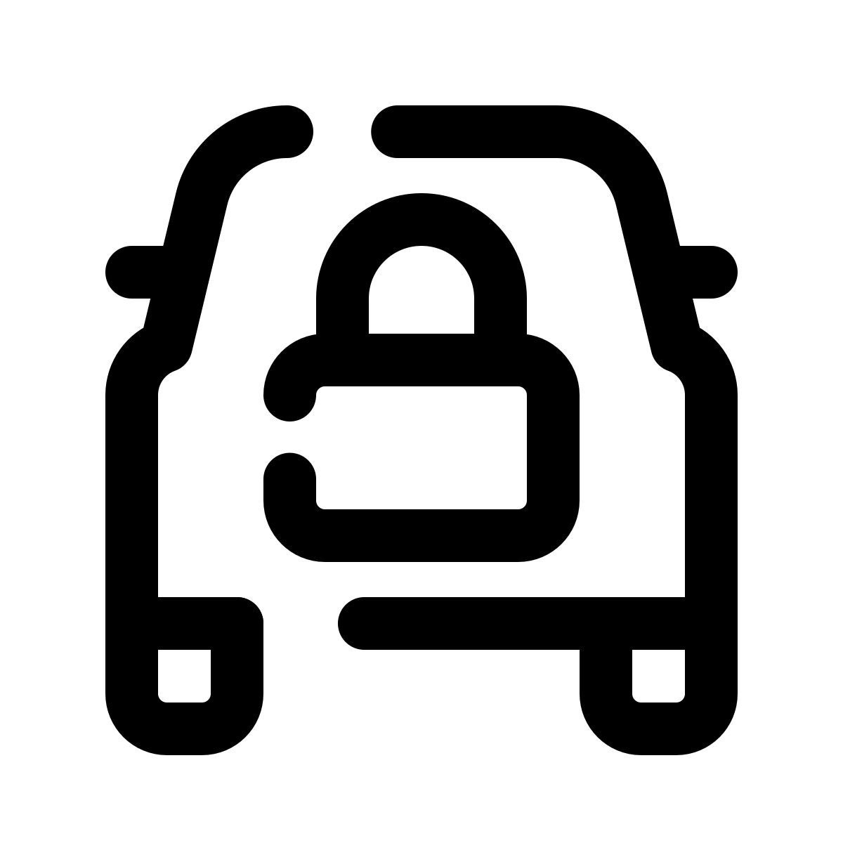 pulsar line style 차량 보안 icon