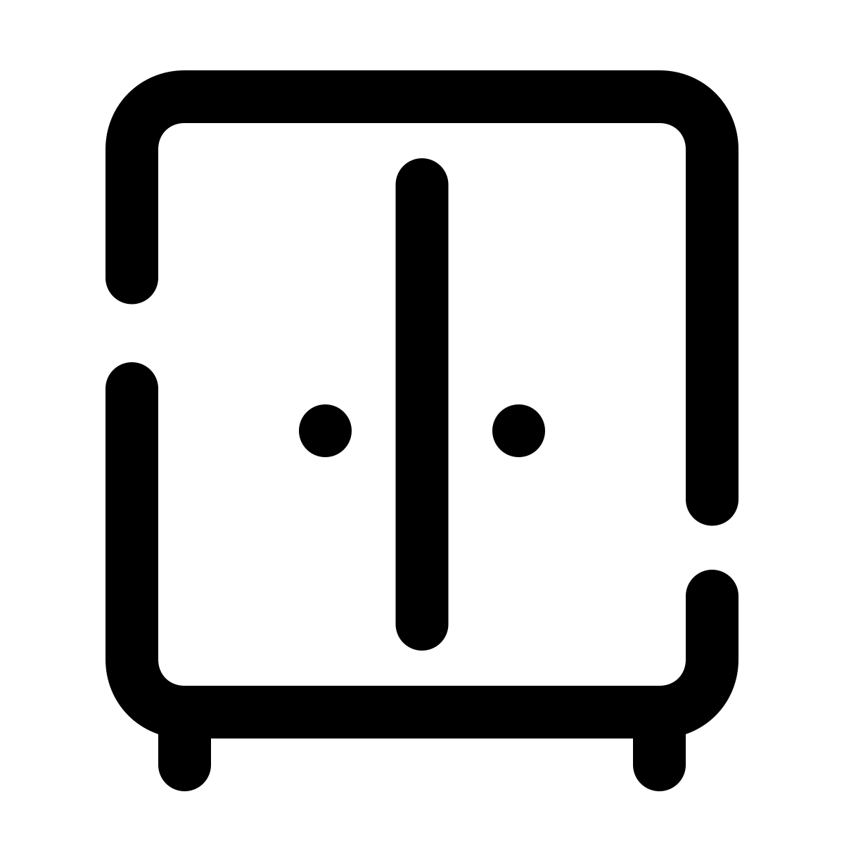 pulsar line style wardrobe icon