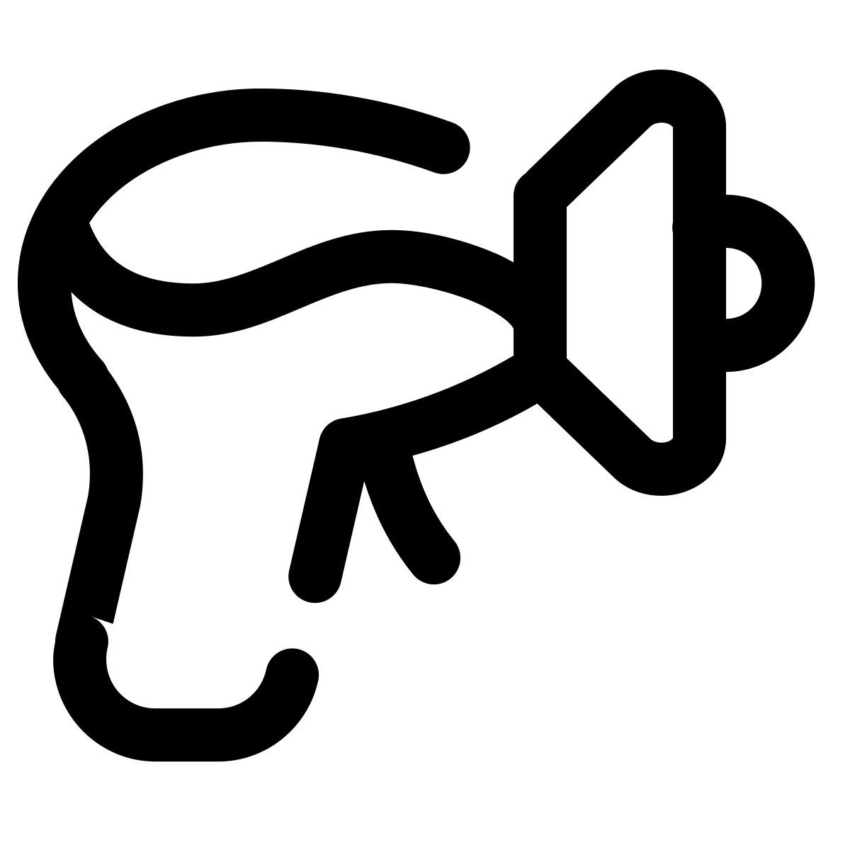 pulsar line style water gun icon