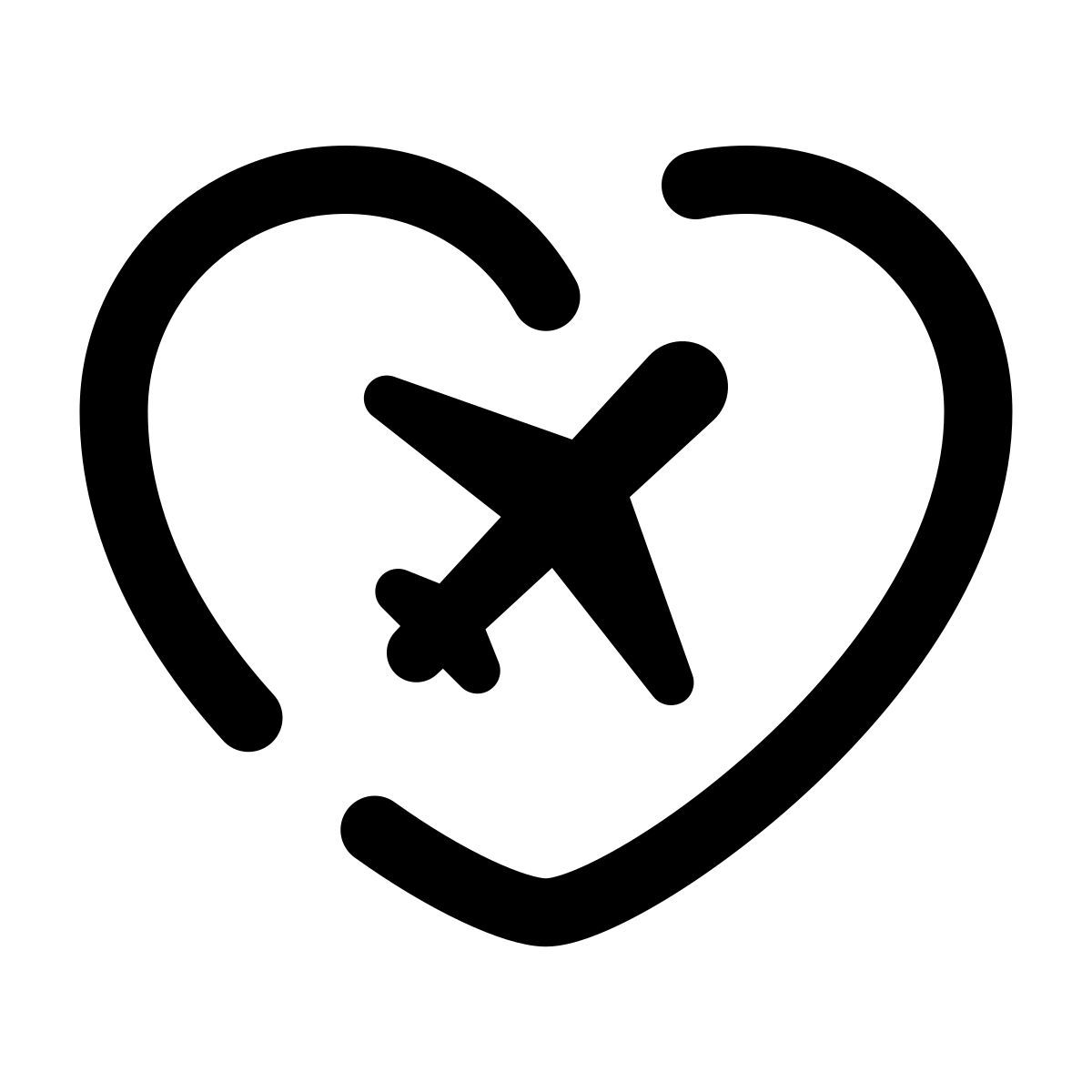 pulsar line style viaggio di nozze icon