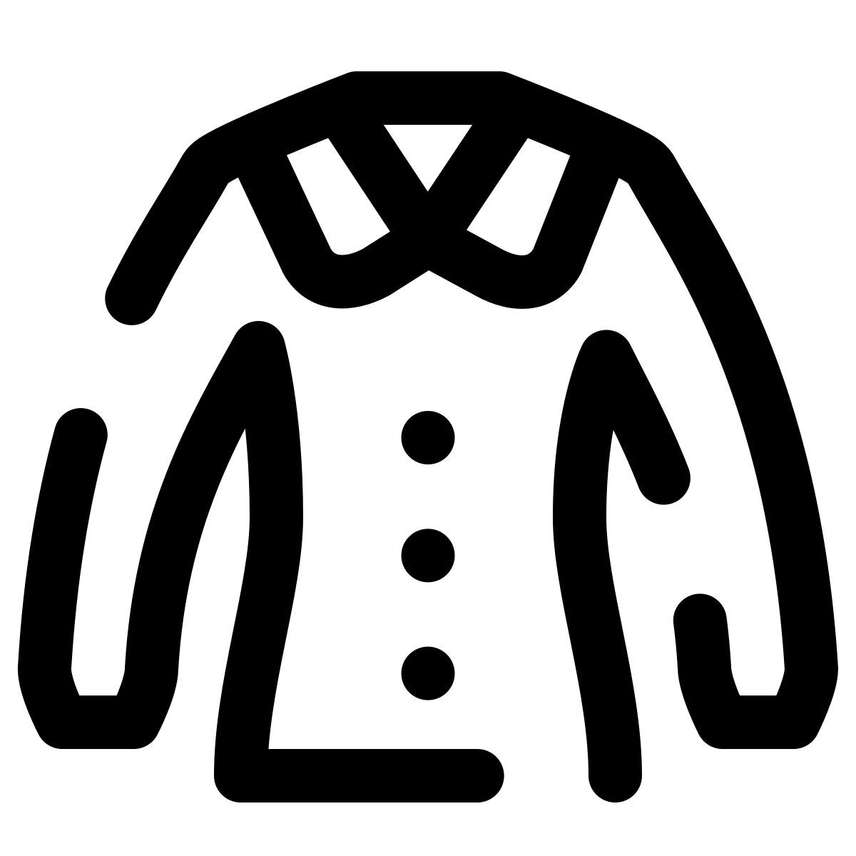 pulsar line style haut de femme icon