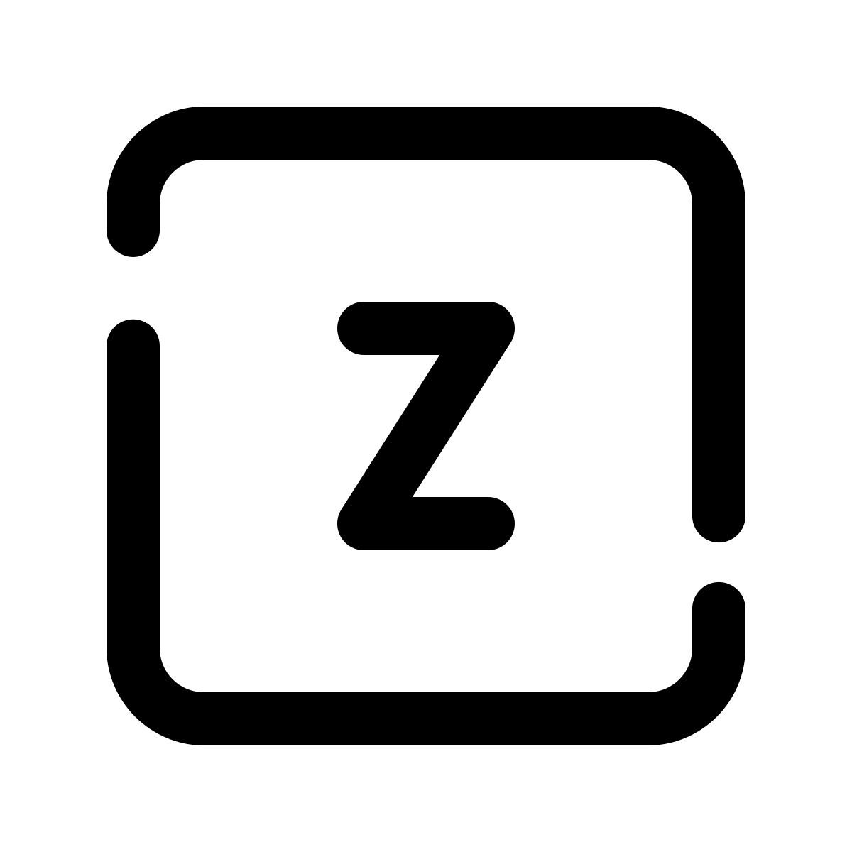 pulsar line style z coordinate icon