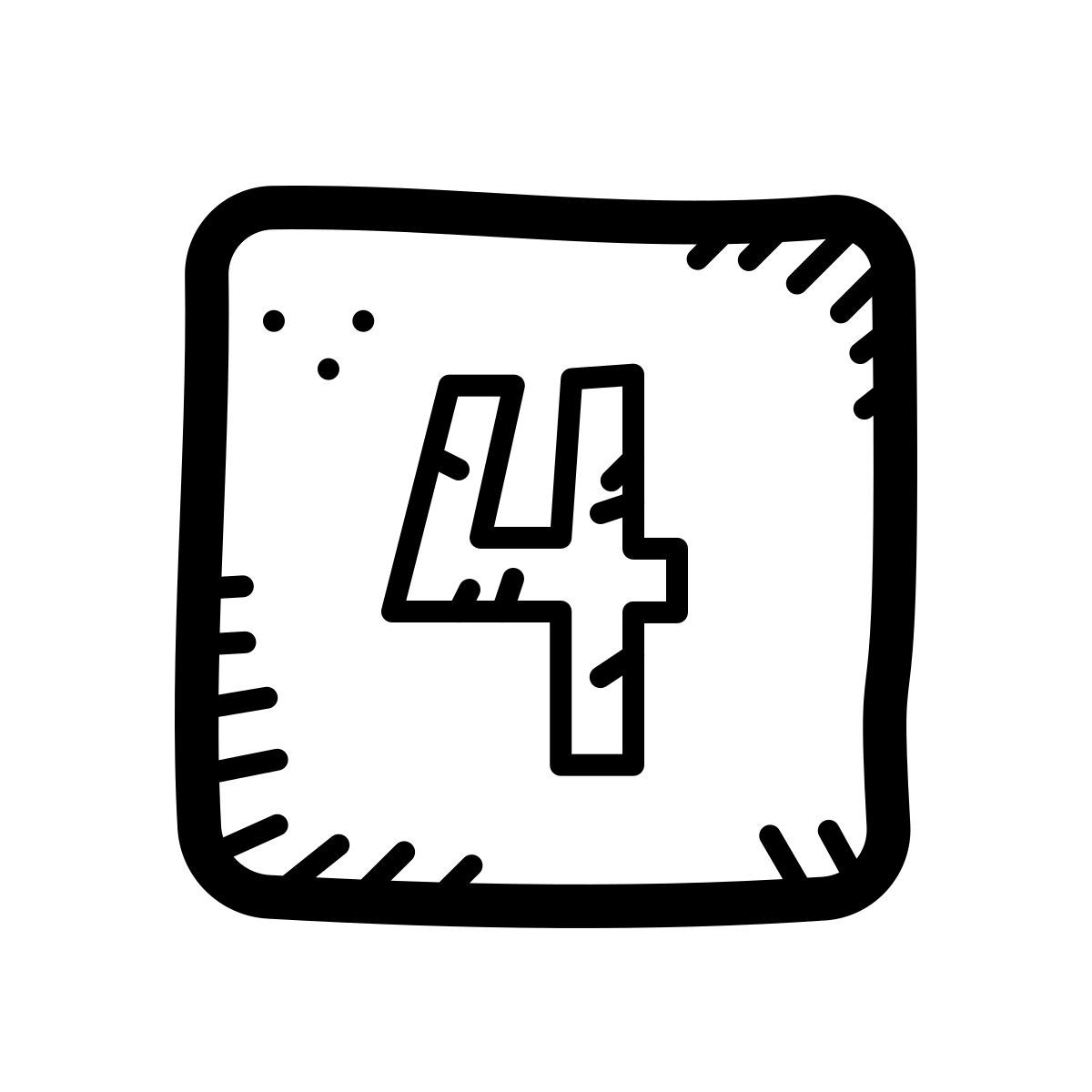 quill style number 4 icon