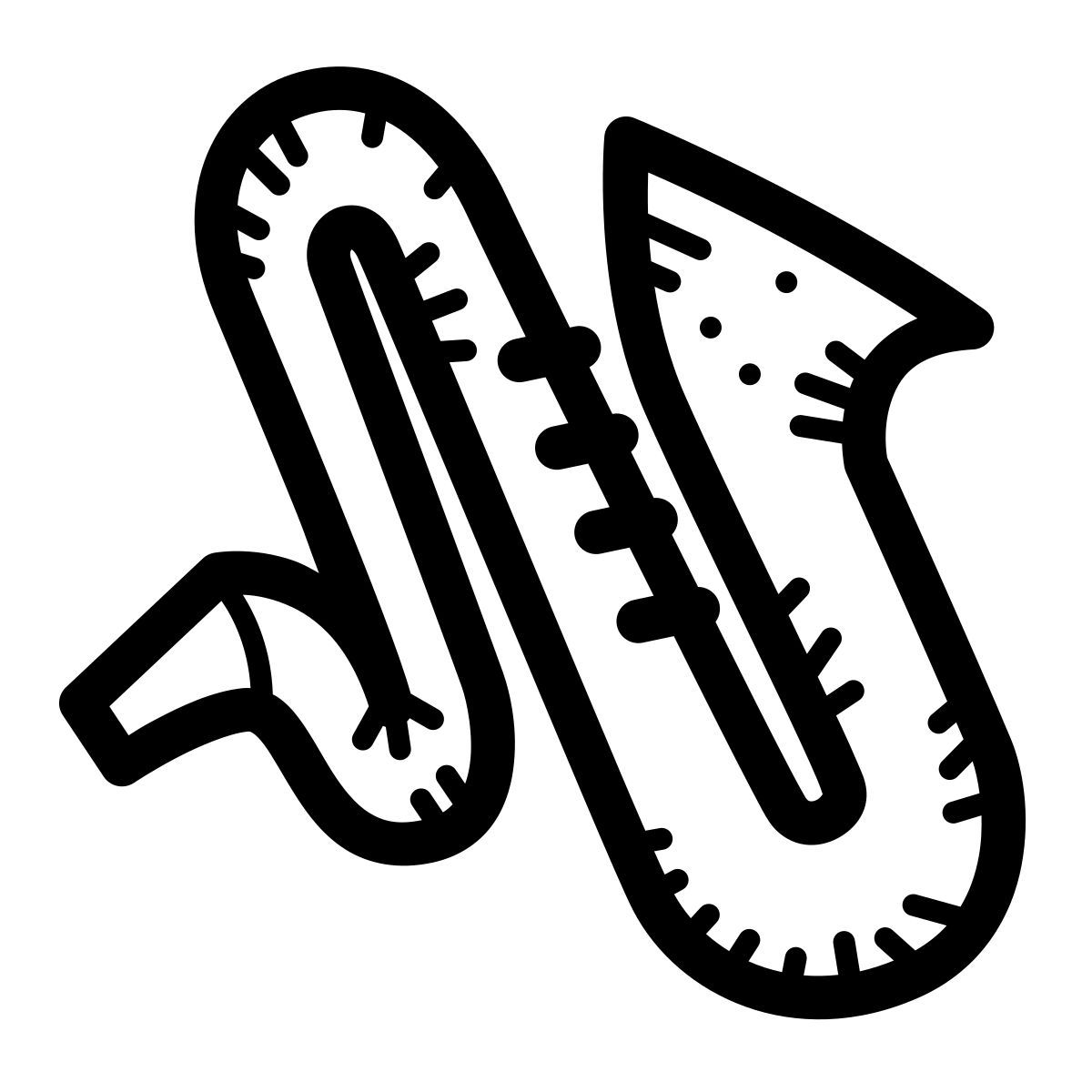 quill style saxofón alto icon