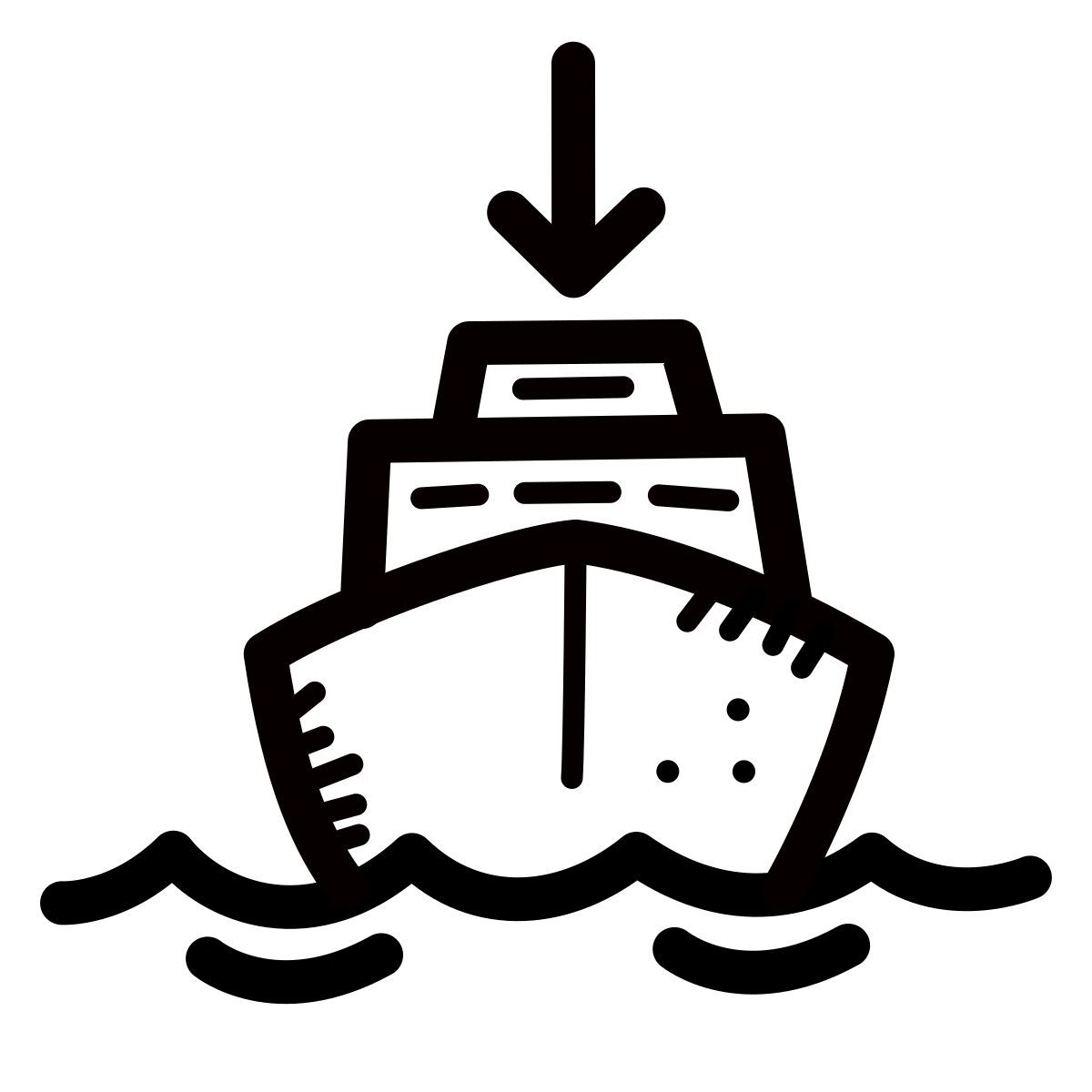 quill style 船返回到港口 icon