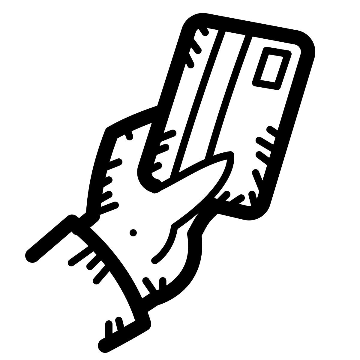 quill style carte en cours d'utilisation icon