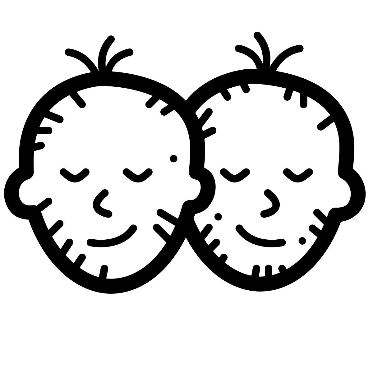 quill style 아이들의 얼굴 icon