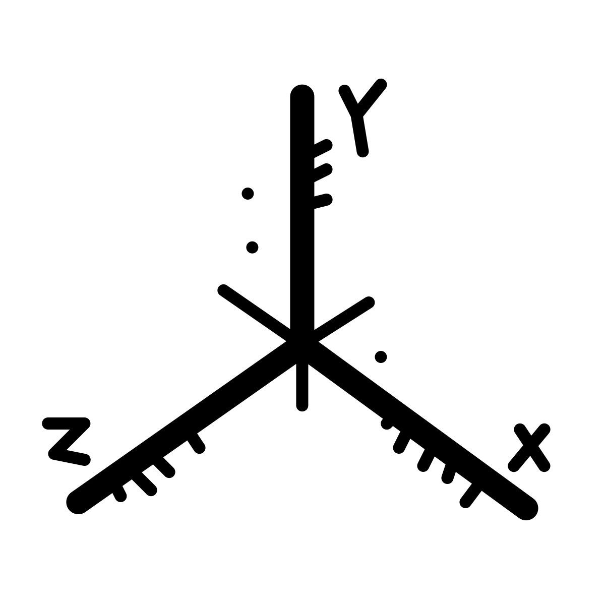 quill style coordinate system icon