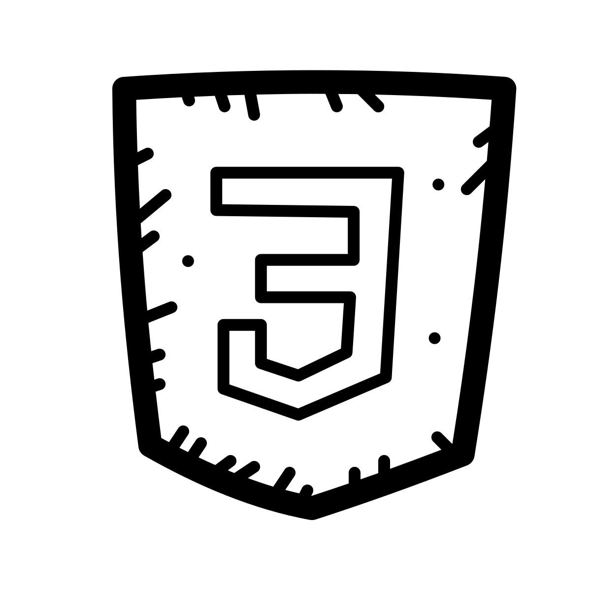 quill style css icon