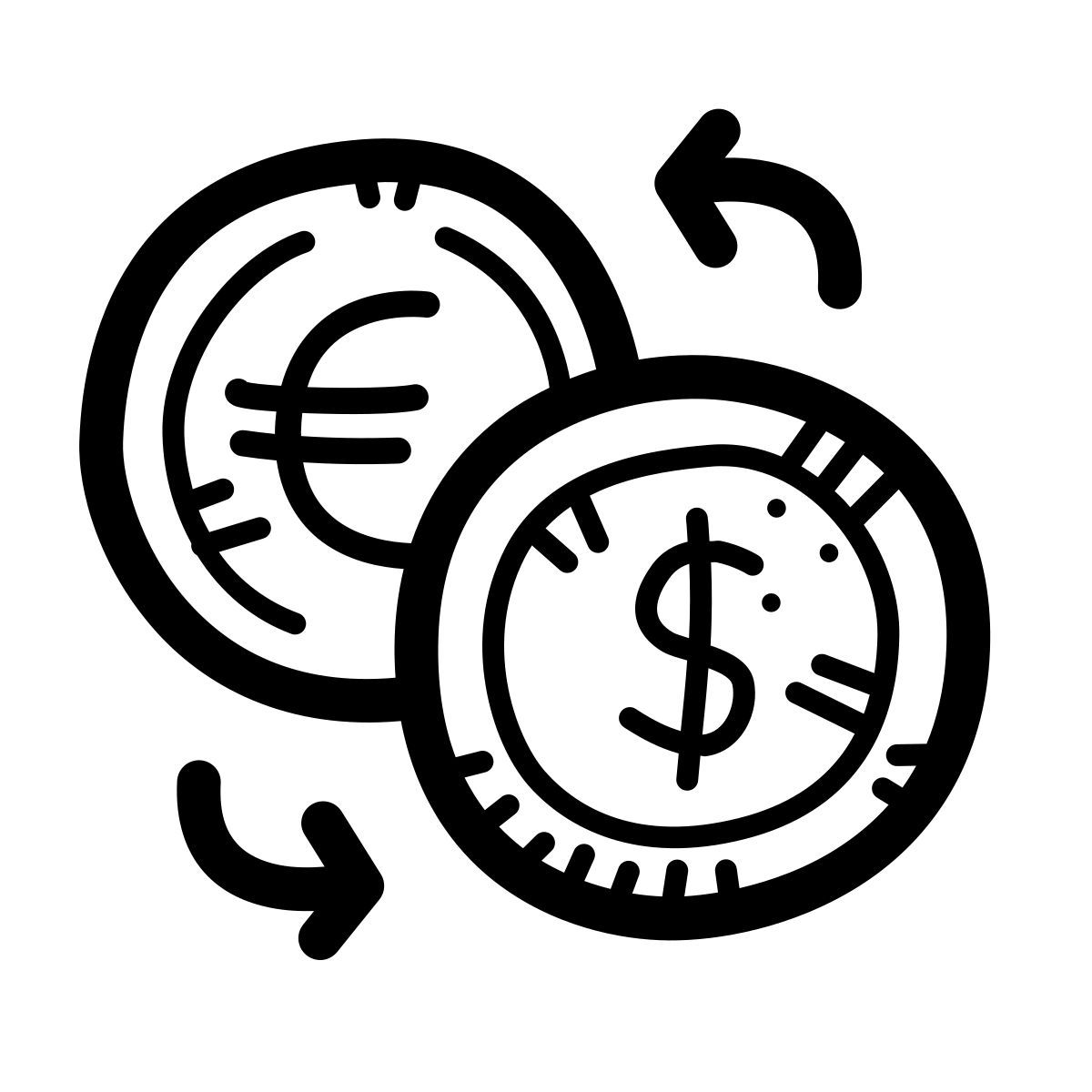 quill style cambio de divisas icon