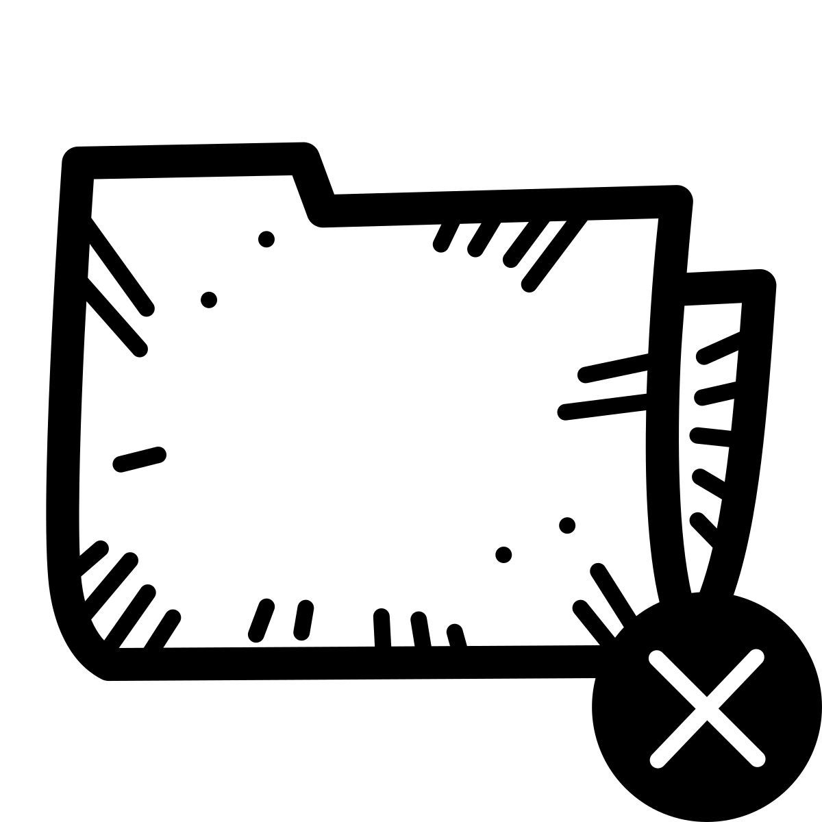 quill style 删除文件夹 icon