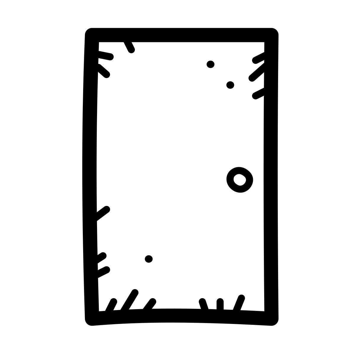 quill style porte fermée icon