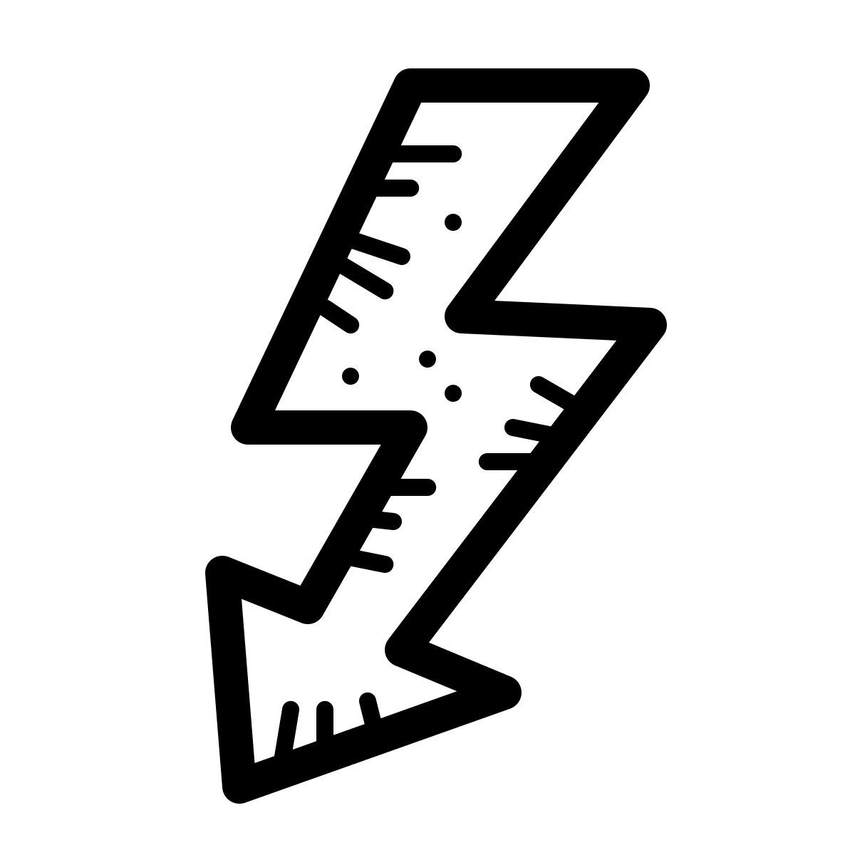 quill style elettricità icon