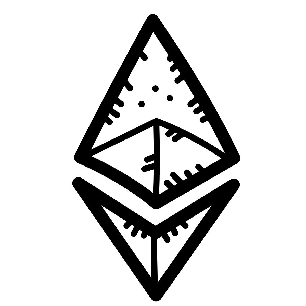 quill style ethereum icon