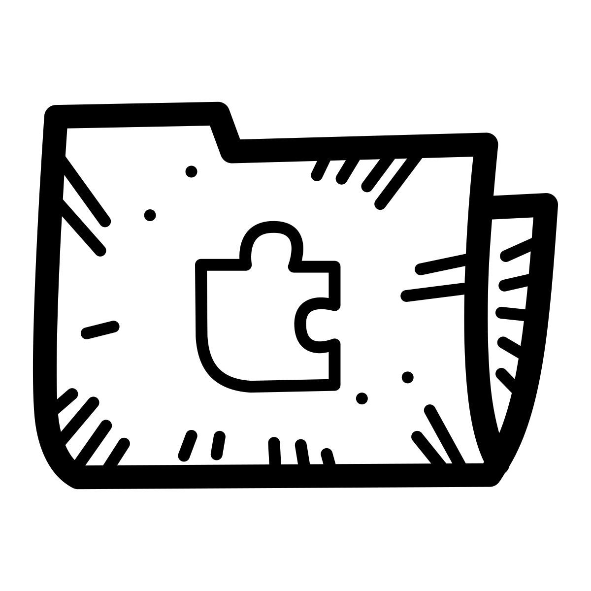 quill style extensions folder icon